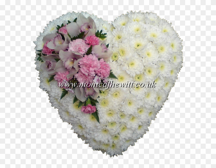 Cushion Heart With Cluster - Bouquet Clipart