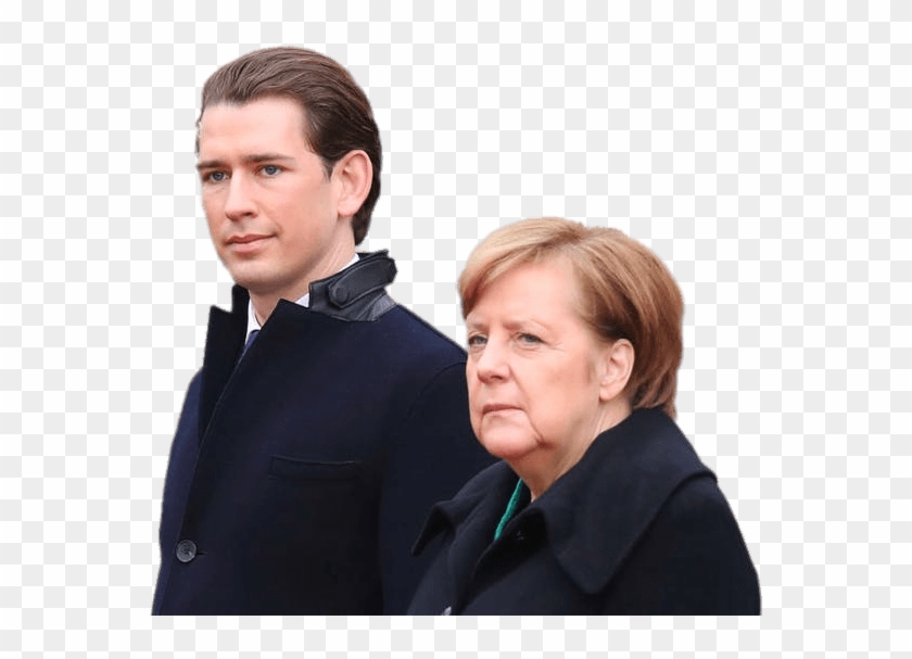 Download - Sebastian Kurz Angela Merkel Clipart #5250074