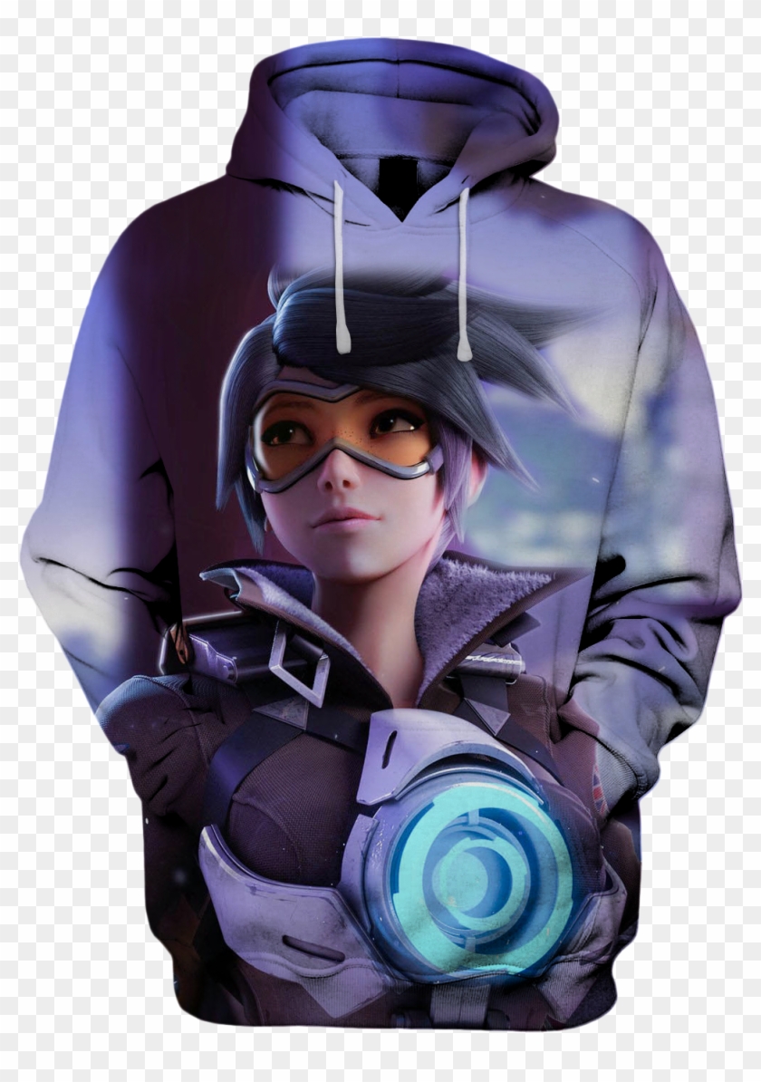 Overwatch 3d Hoodie - Overwatch Wallpaper 4k Tracer Clipart #5250530