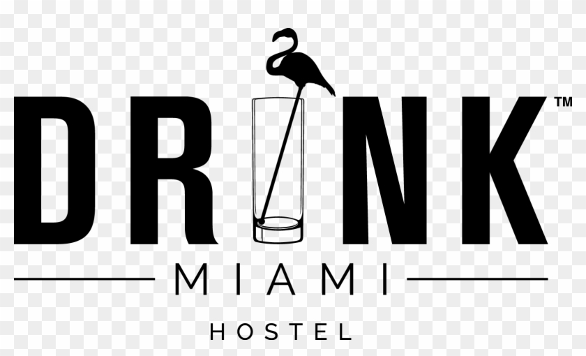 Drink Miami Hostel To Turn The Freehand Into A Cocktail - Graphic Design Clipart #5250562