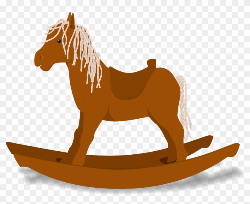 Rocking Horse, Rocker, Children, Wooden - Rocking Horse Clip Art - Png Download