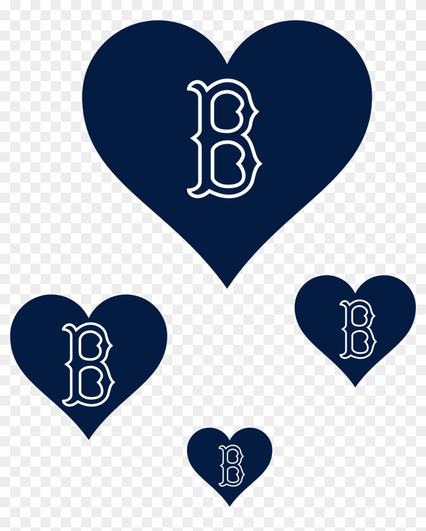 Pray For Boston Heart Blue 13 1969px 183 - Boston Red Sox Clipart