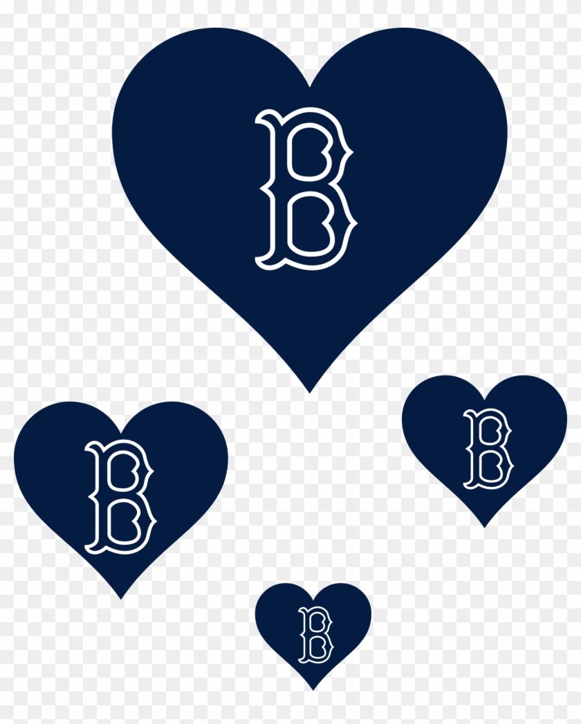 Pray For Boston Heart Blue 13 1969px 183 - Boston Red Sox Clipart #5250883