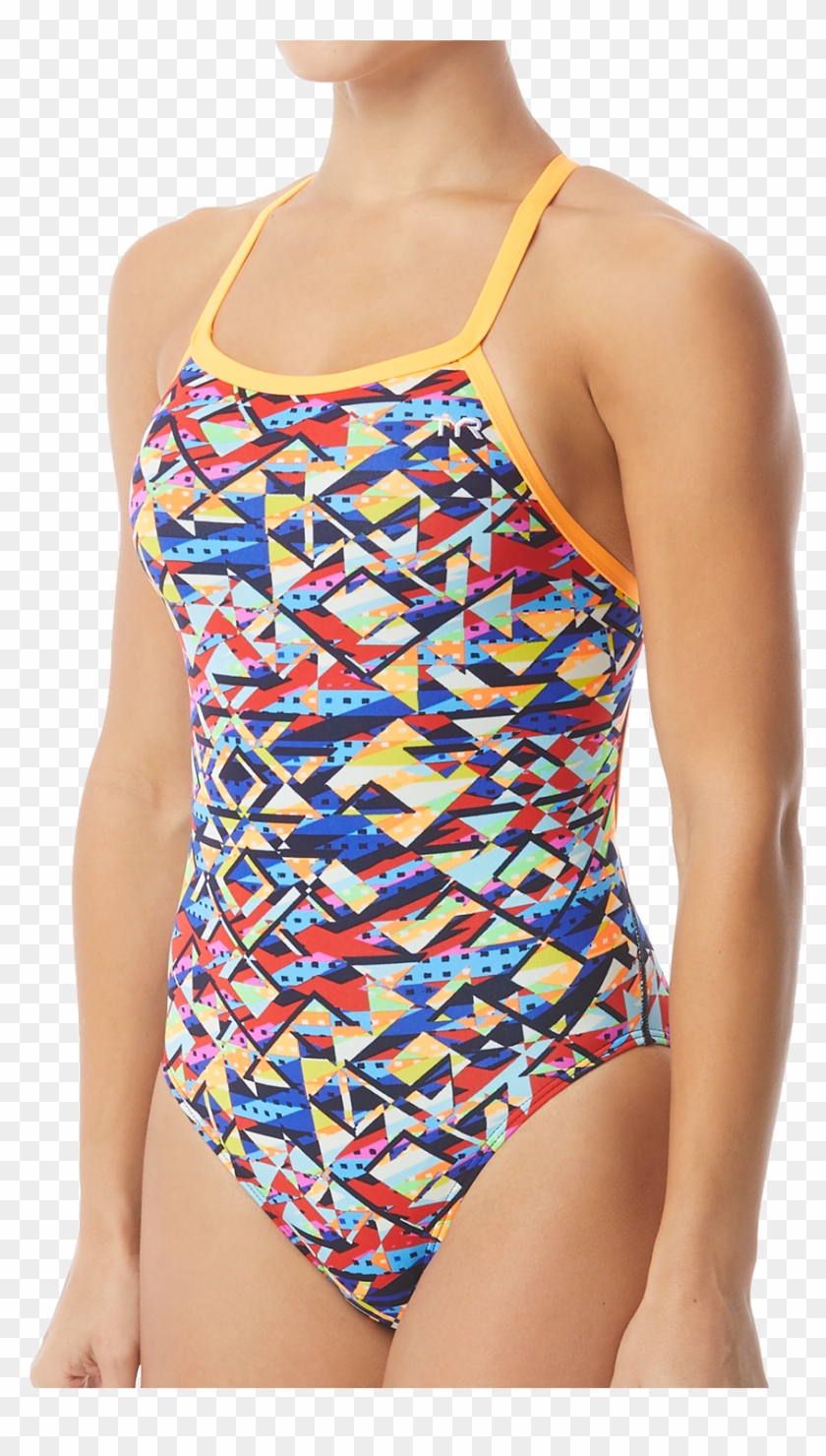 Tyr Women's Mosaic Diamondfit Swimsuit - Swimsuit Clipart #5251417