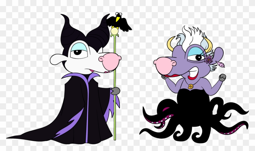 Cowsplay - Disney Villains - Cartoon Clipart