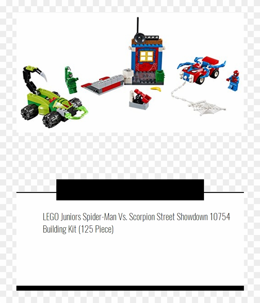 Lego Juniors Spider-man Vs - Spiderman Scorpion Lego Clipart #5251875