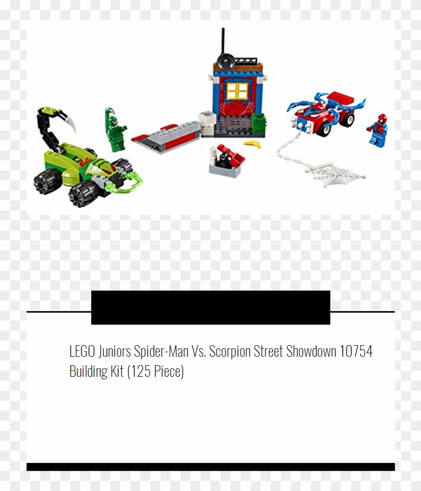 Lego Juniors Spider-man Vs - Spiderman Scorpion Lego Clipart