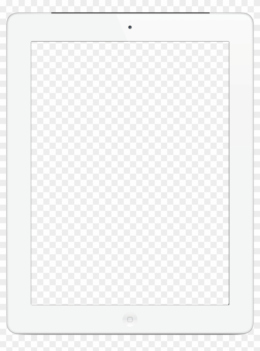 The Gallery For > White Ipad Frame Png - Led-backlit Lcd Display Clipart