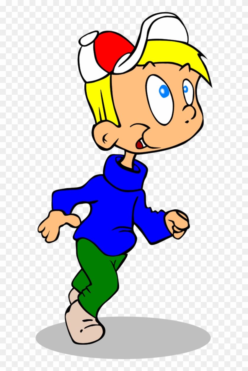 Boy Running Vector Clip Art Cliparting For Running - Running Boy Clipart Png Transparent Png #5252122