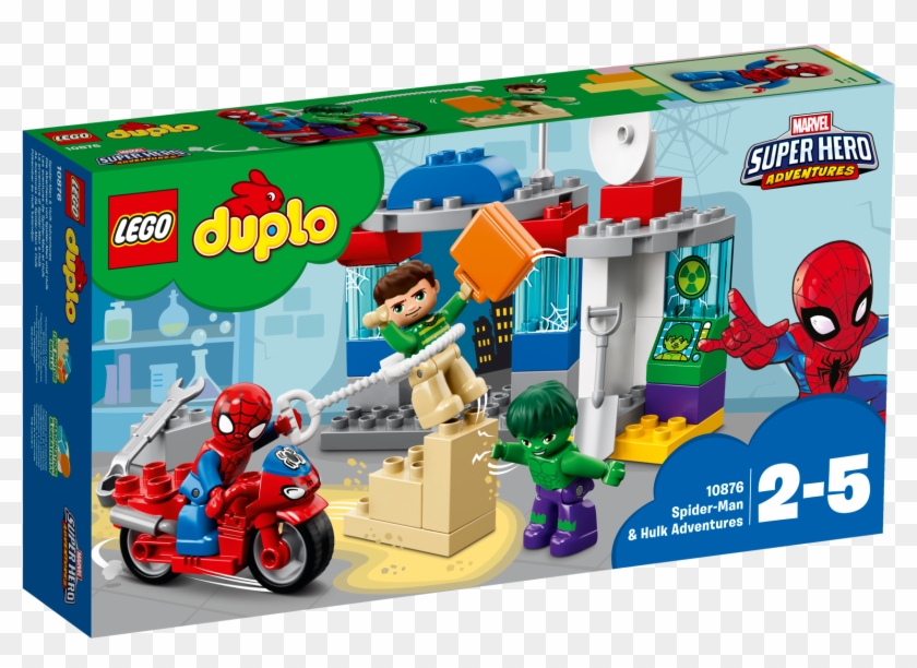 Lego Duplo Spiderman And Hulk Clipart #5252253