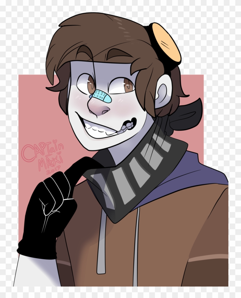 Went Crazy With The Shading To Test Out Some Things - Captain Maxi Creepypasta Clipart #5252477