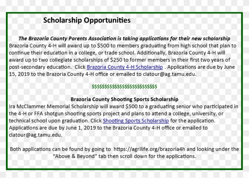 Scholarship Opportunities Spring 2019 - Sing Your Name Clipart #5252973
