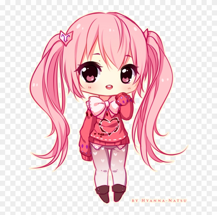 Ahahahaah I Gave My Sketch Of Bubble Some Legs - Anime Chibi Pink Hair Clipart #5253202