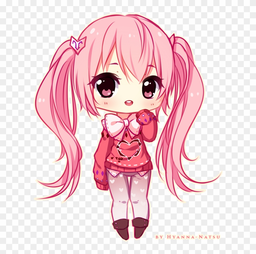 Ahahahaah I Gave My Sketch Of Bubble Some Legs - Anime Chibi Pink Hair Clipart