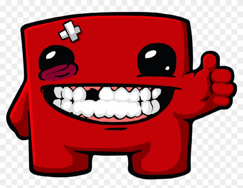 Super Meat Boy Logo Png - Super Meat Boy Icon Clipart #5253631