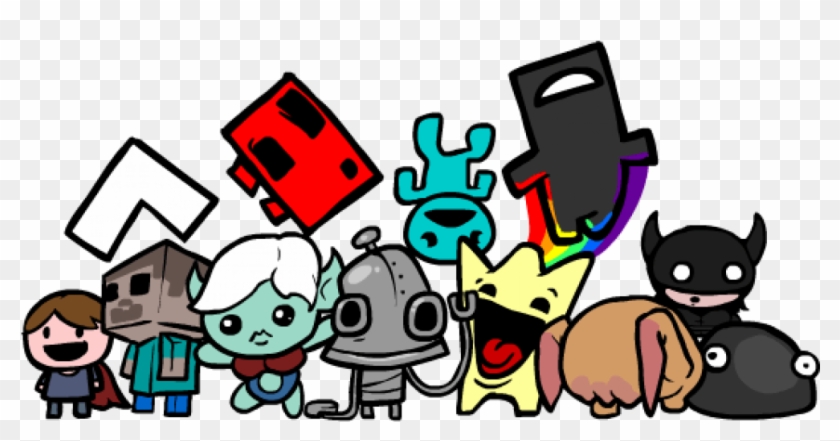 Super Meat Boy Pc Pre-order Sale, Final Characters - Commandervideo Super Meat Boy Clipart #5253932