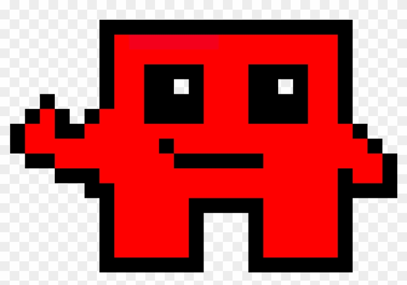 Meat Boy Pixel Art Clipart