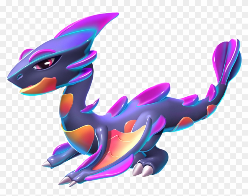 Heliotrope Dragon Clipart