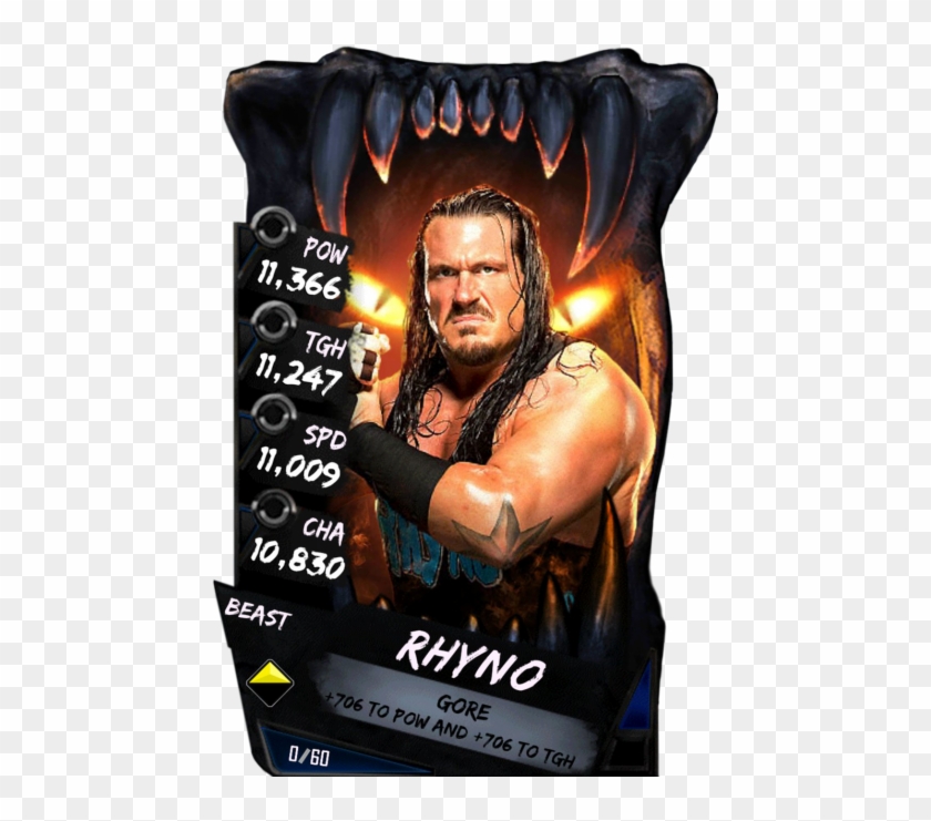 Rhyno S4 16 Beast - Enzo Amore Wwe Supercard Clipart