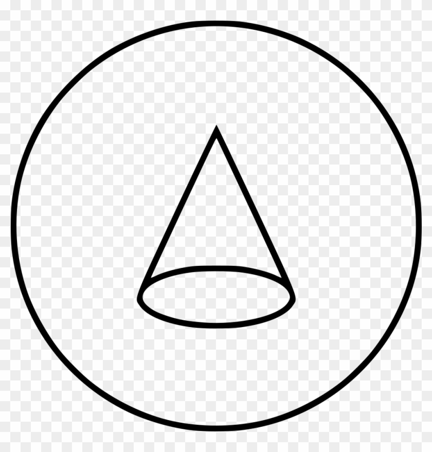 Cone Creative Outline Shape - Sage Mode Byakugan Clipart