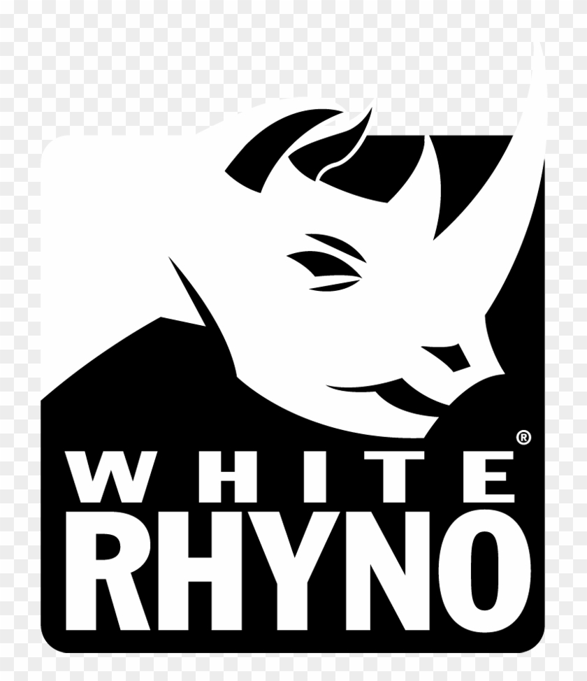 White Rhyno Logo - Poster Clipart