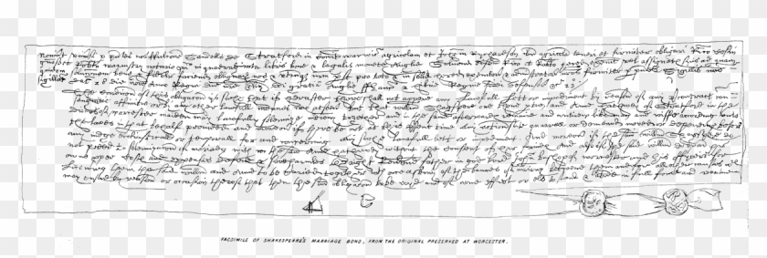 Https - William Shakespeare Marriage Bond Clipart #5254959