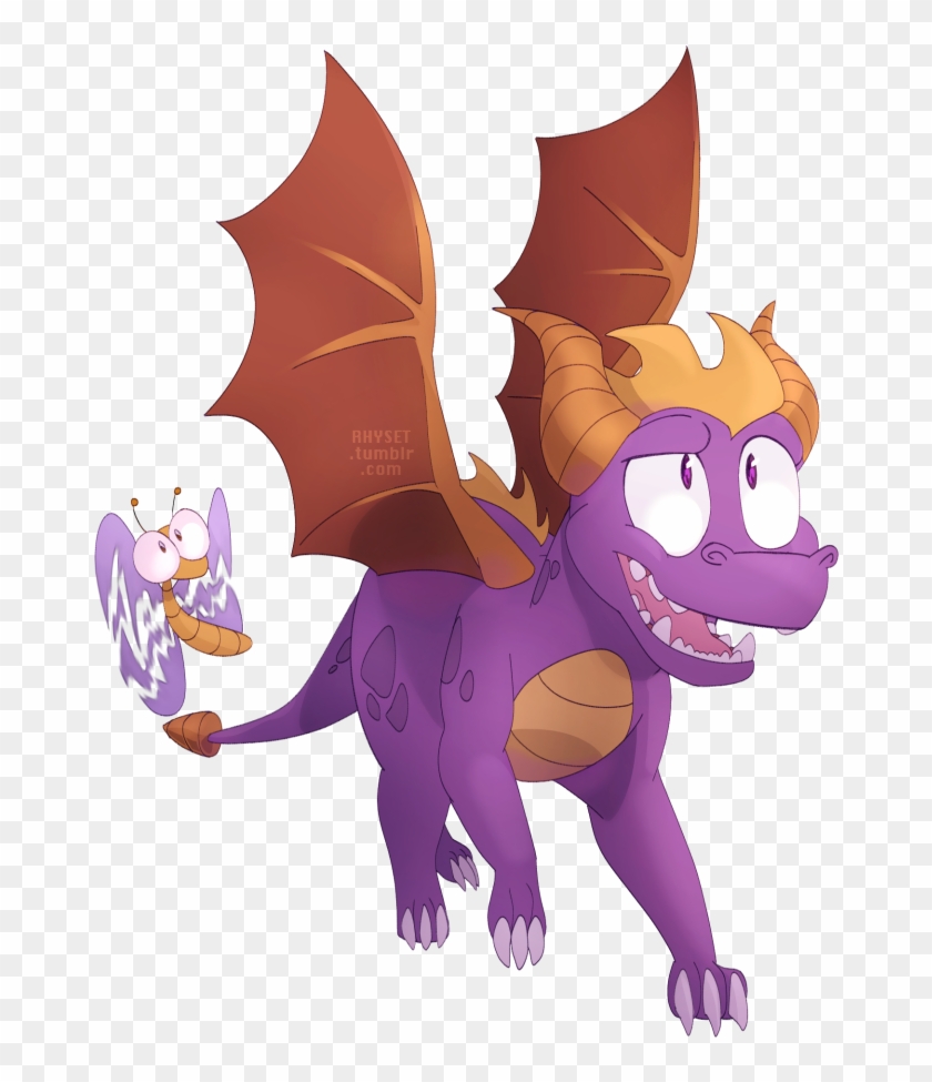 A Purple Dragon - Cartoon Clipart