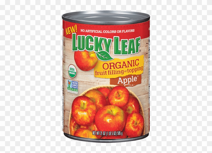 Organic Apple Fruit Filling - Lucky Leaf Blueberry Clipart #5255345