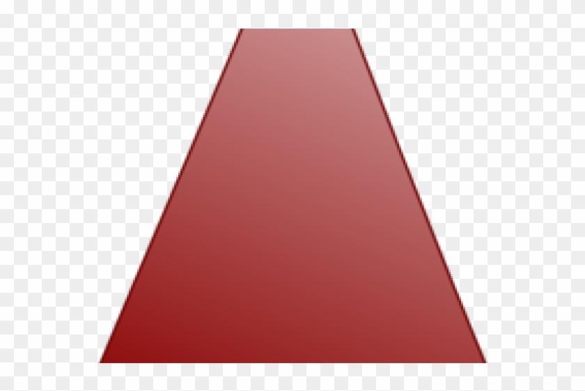 Shape Clipart Cone - Carmine - Png Download