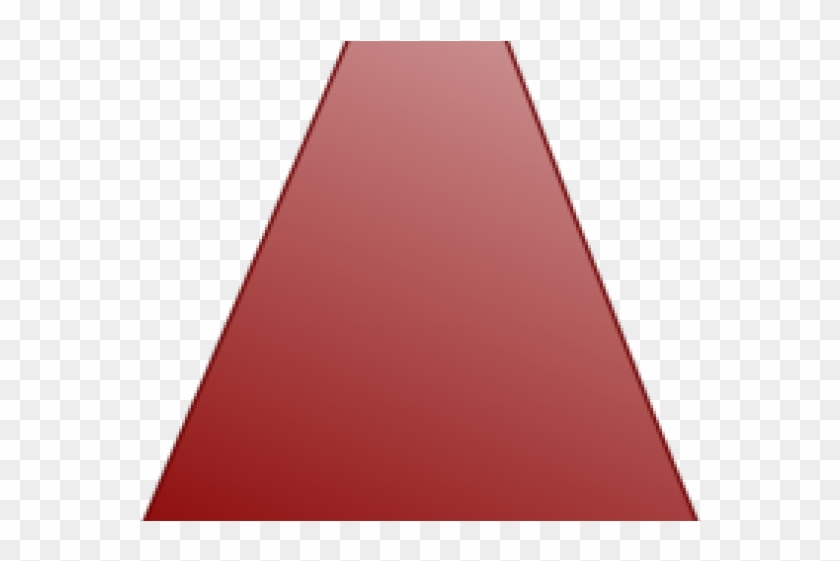 Shape Clipart Cone - Carmine - Png Download #5255347