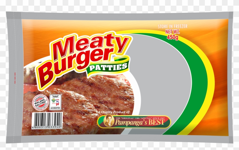 Meaty Burger 450g - Pampanga's Best Burger Patty Clipart