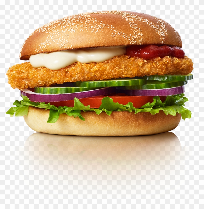 Crispy No Chicken - Max Hamburgare Png Clipart #5255783