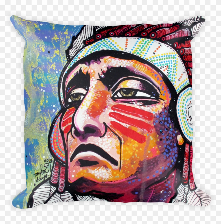 The Chief Square Pillow - Cushion Clipart #5256278