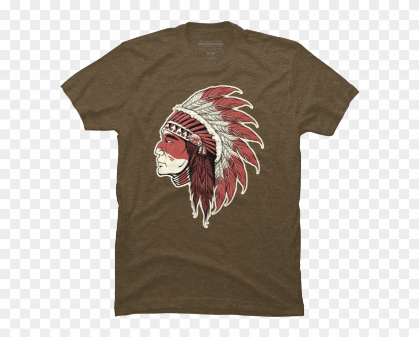 Native Indian Chief - Marvel T Shirt Design Clipart
