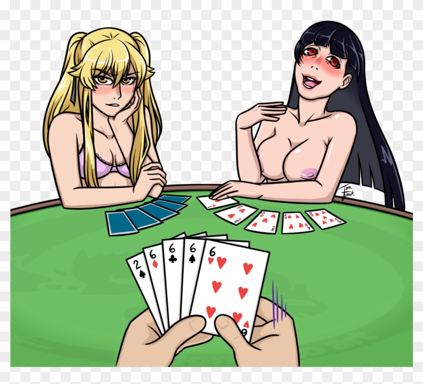 Kakegurui Compulsive Gambler Strip Poker Cartoon Clipart 5256719 Pikpng