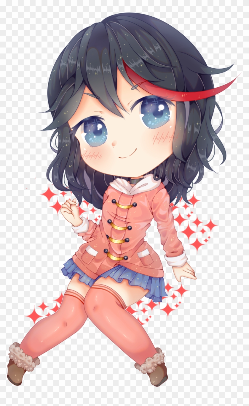 He Wanted Ryuko In An Outfit He Designed - Chibi Ryuko Clipart