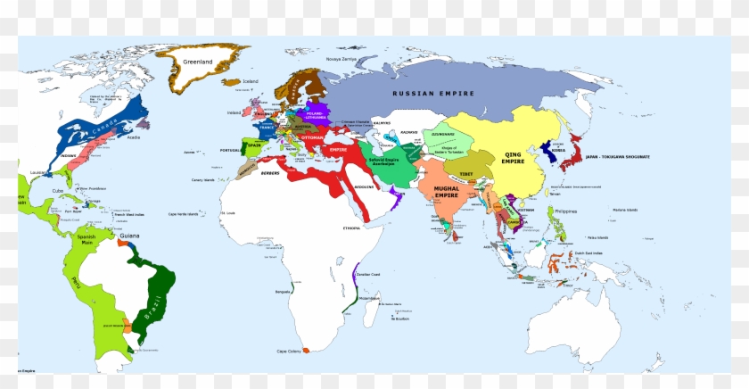 Alexander The Great Empire Map Fresh Safavid Empire - World Map 1700 Clipart #5257076