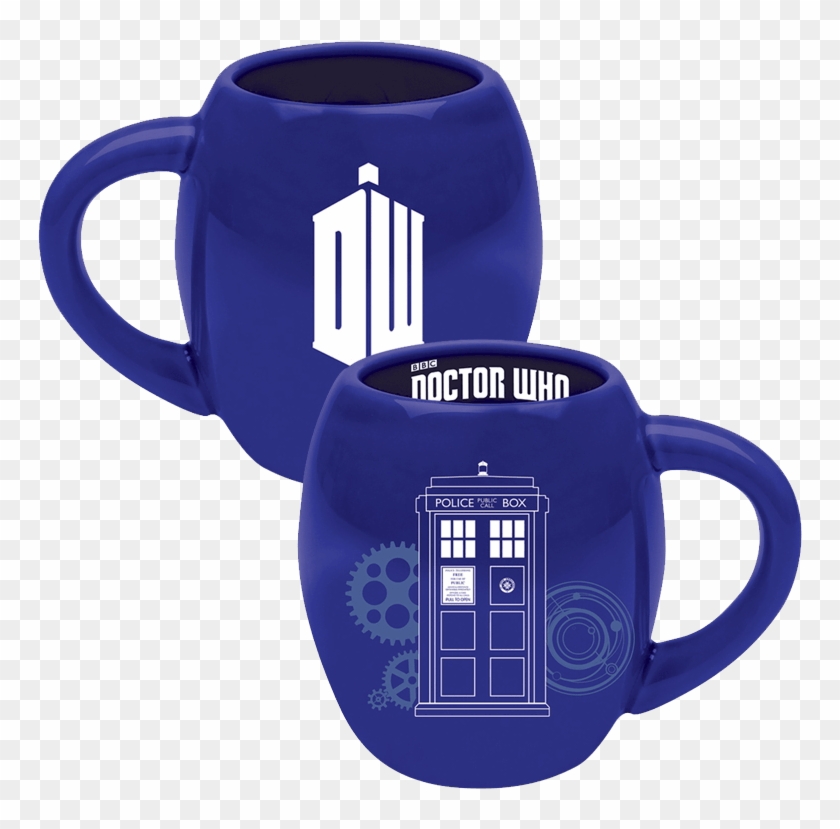 Doctor Who Oval Tardis Mug Clipart #5257375