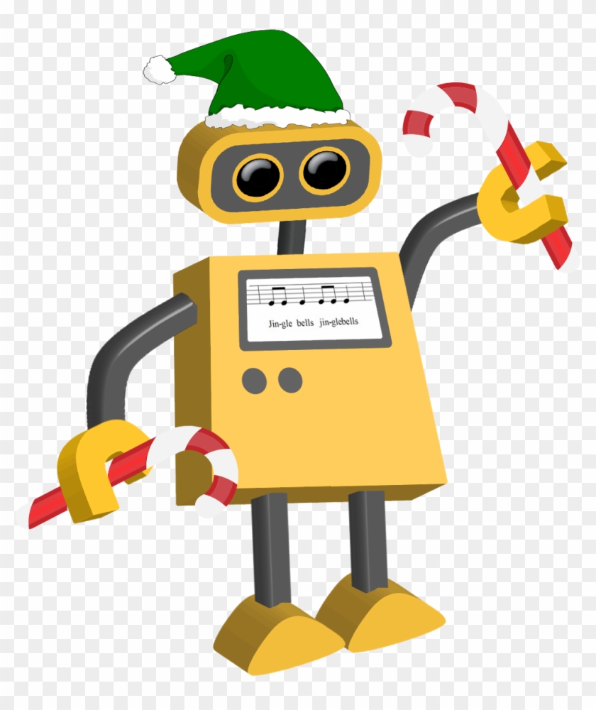 Holiday Elf - Robots In Transparent Background Clipart