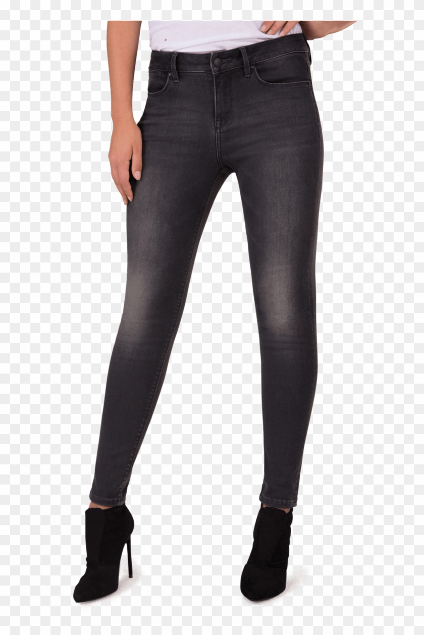 Skinny High Rise Jeans In Berlin - Ladies Black Suit Trousers Clipart #5258370