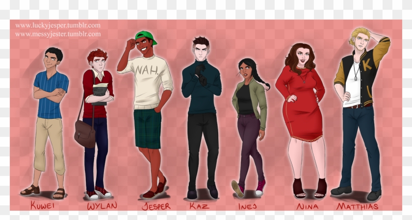 Modern Dregs - Six Of Crows Modern Au Clipart #5258416