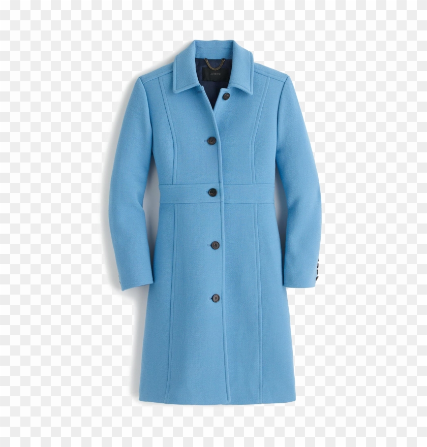 Coat Png Image - J Crew Lady Day Coat Blue Size 4 Clipart #5258980