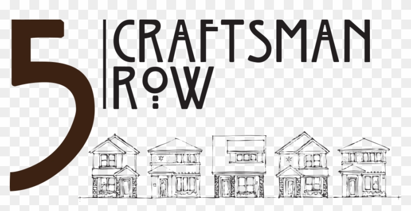 5 Craftsman Row Logo And Skinny Elevations - Charles Rennie Mackintosh Name Clipart #5259851