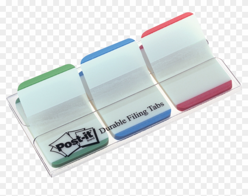 Post-it® Tabs 1" 22 Tabs Per Pad Geen, Blue And Red - Paper Clipart