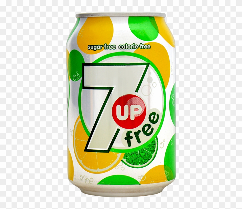7up Sugar Free Calorie Drink Tin - 7 Up Clipart #5260864