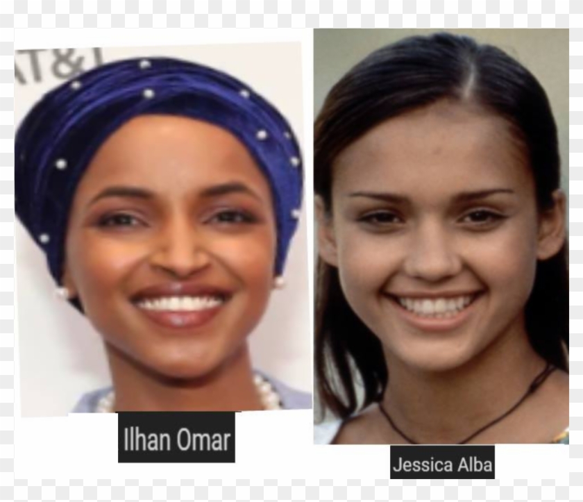 Congresswoman Ilhan Omar = Jessica Alba, Actress Exposed - Girl Clipart