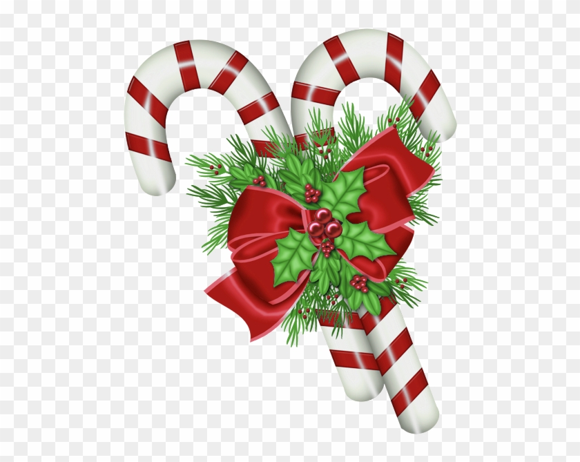 Add Santa Claus And His Elf Helper To Your Christmas - Christmas Candy Cane Transparent Background Clipart #5261935