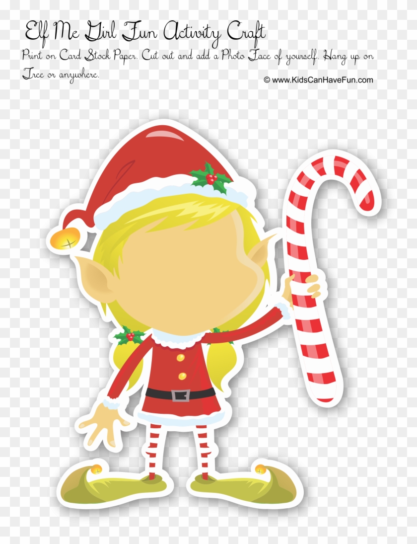 Elf Me Boy Craft Elf Me Girl Craft Clipart #5262098