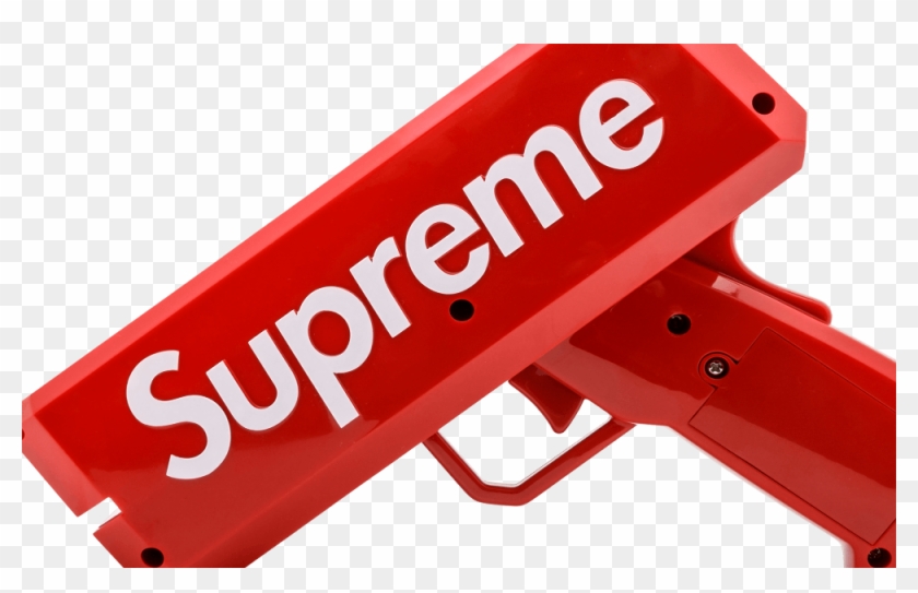 Supreme X Cash Cannon Money Gun - Transparent Supreme Money Gun Clipart