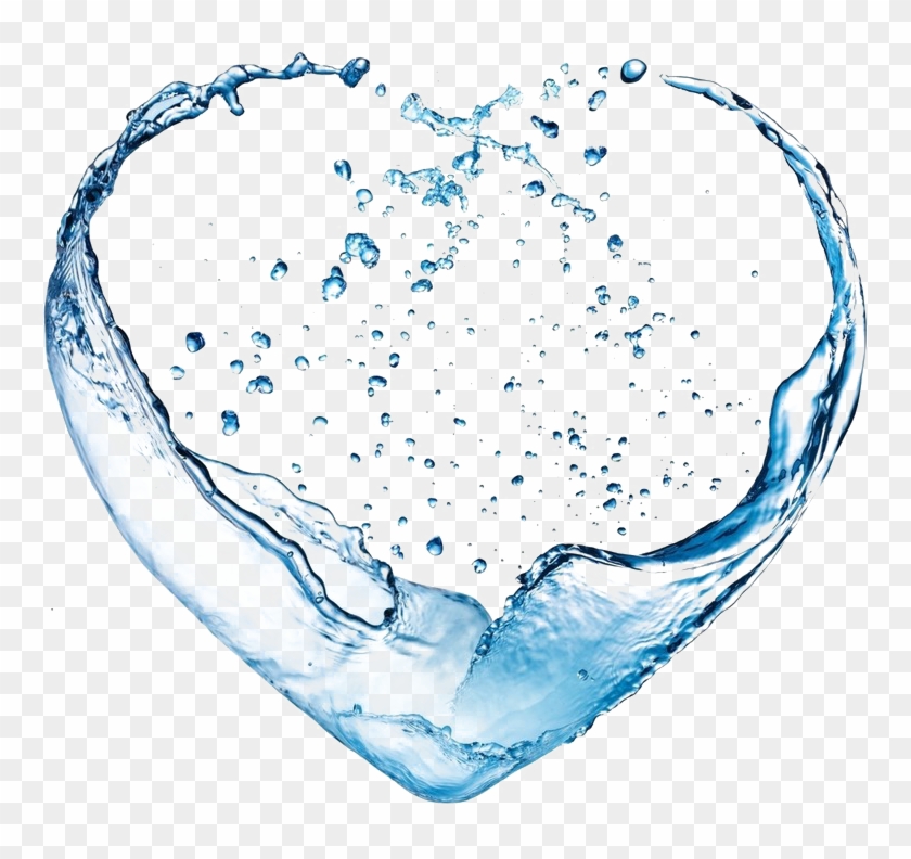 Heart Organ Png - Splash Water Heart Png Clipart